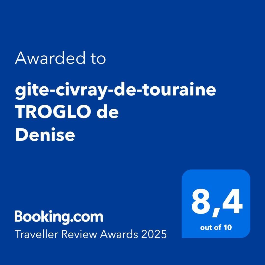 Gite-Civray-De-Touraine Troglo De Denise Bagian luar foto